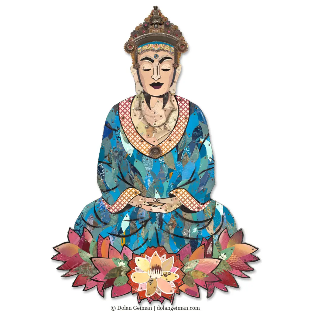 Inner Peace Original Metal Wall Sculpture 1