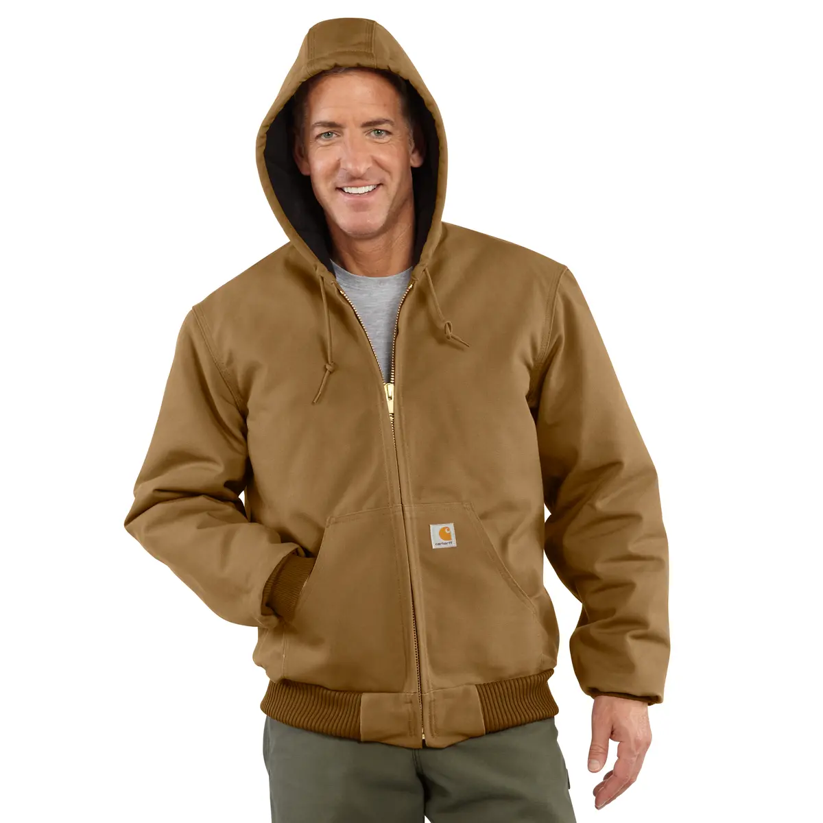 Carhartt Loose Fit Firm Duck Insulated Flannel Lined Active Jacket 1