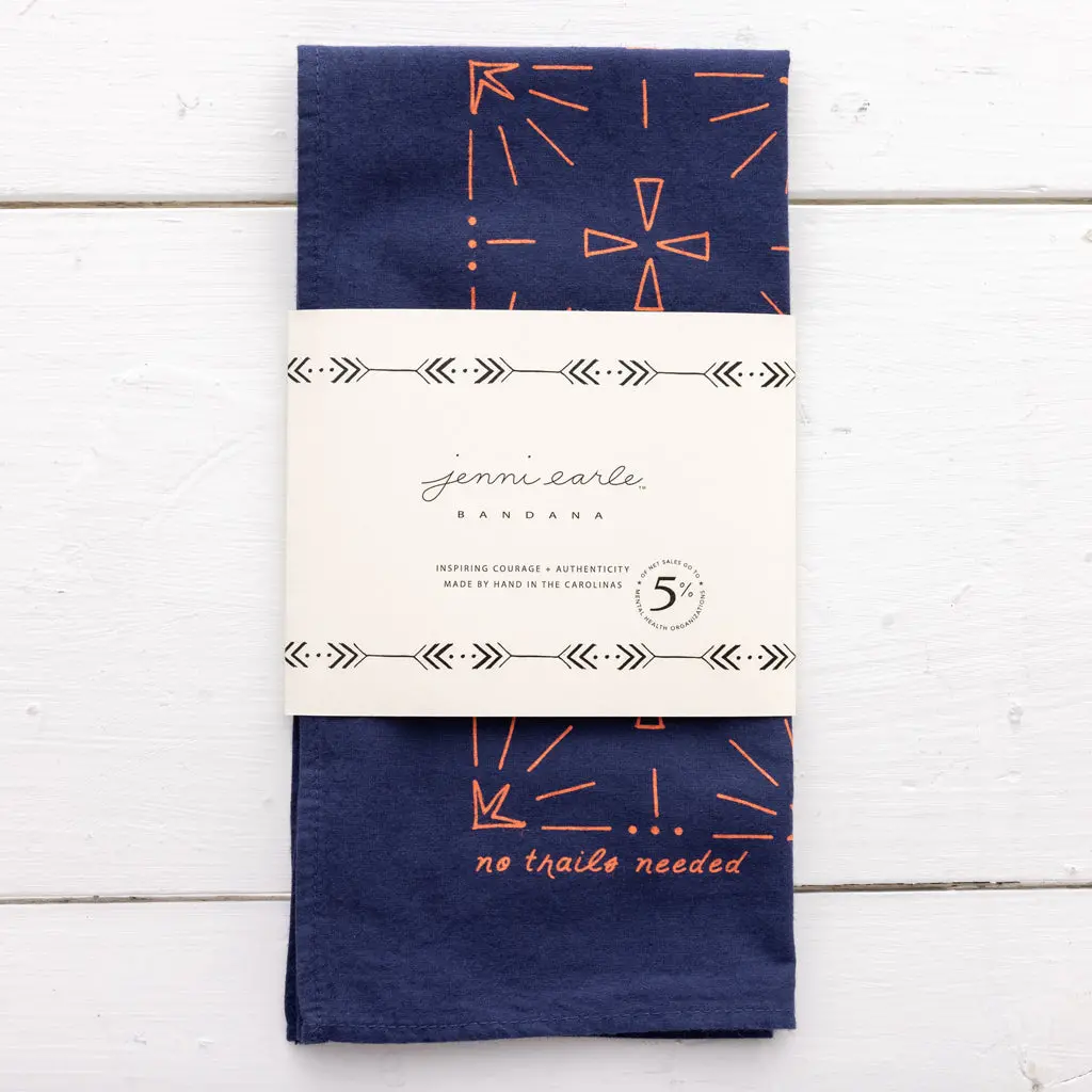 'No Trails Needed' Dolan Geiman X Jenni Earle Bandana 1