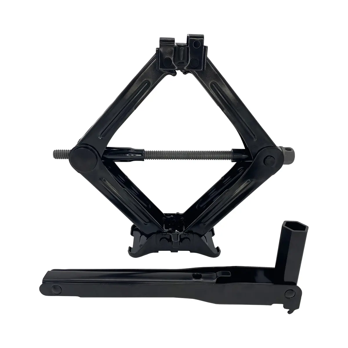Scissor Jack And Folding Handle Lug Wrench - 1 Ton Capacity 1