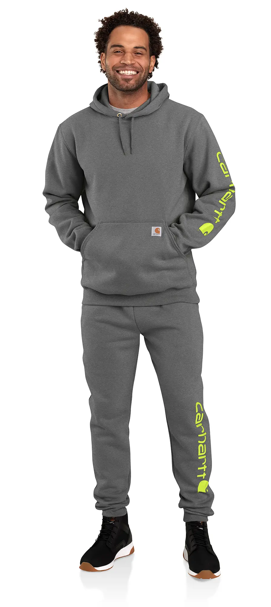Carhartt Loose Fit Midweight Tapered Logo Sweatpant 1