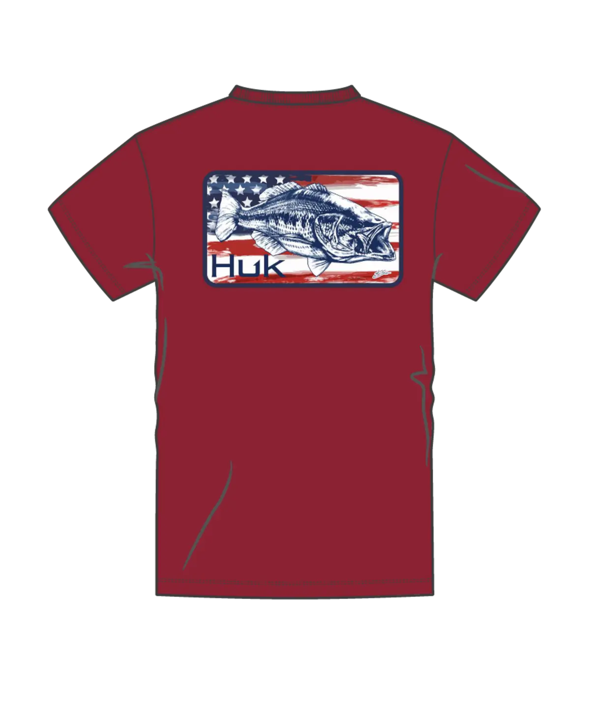 Huk Kc Painted Stripes Tee 1