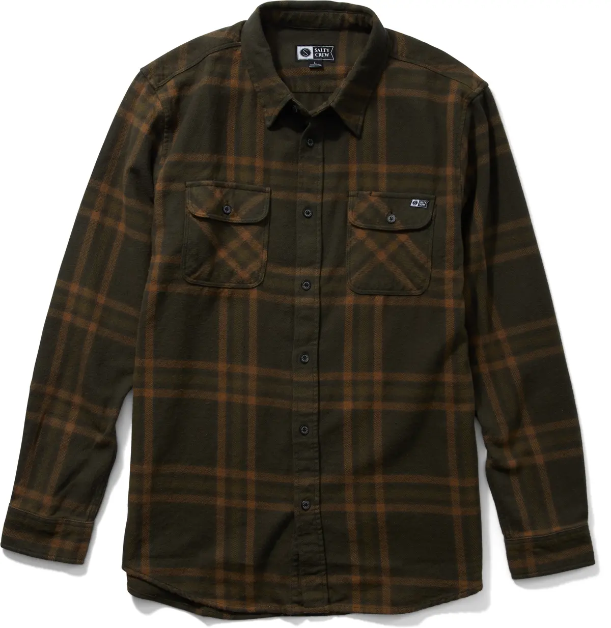 Salty Crew Landfall Ls Flannel 1