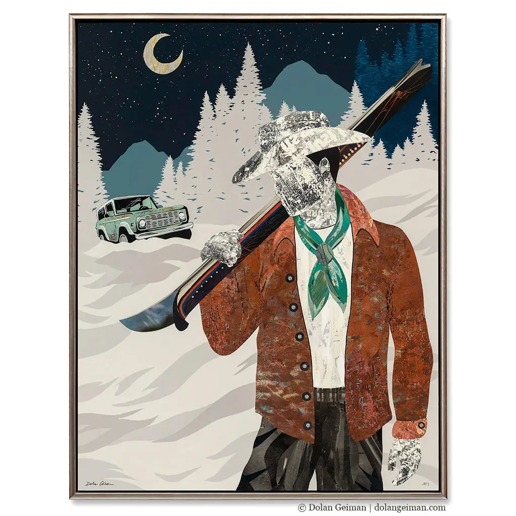 Late For Dinner Canvas Print With Float Frame 1