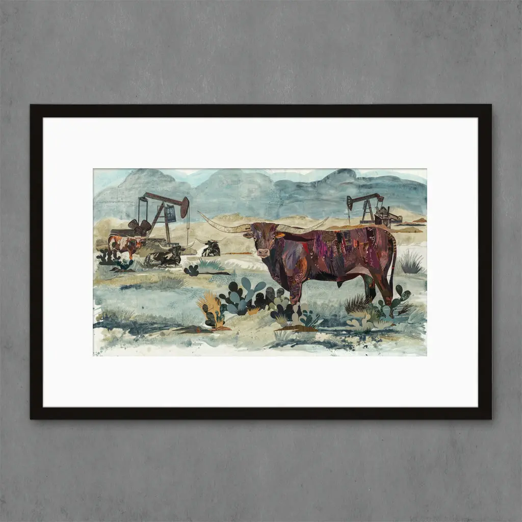 Pumpjack King Limited Edition Paper Print 7