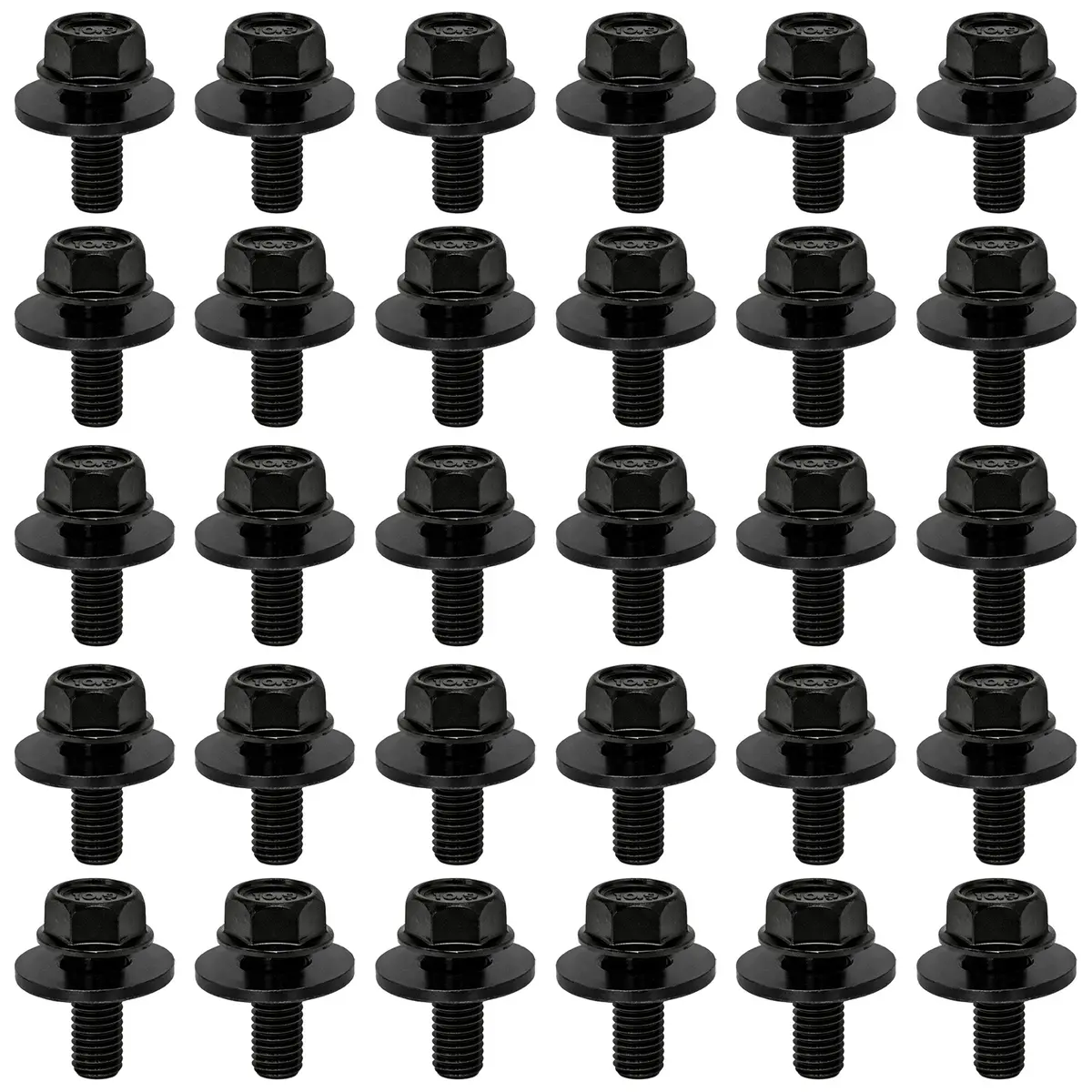 M6-1.0 X 15Mm Fender Liner Headlamp Assembly Screw Bolt For Mazda - 9Gg600616t 1