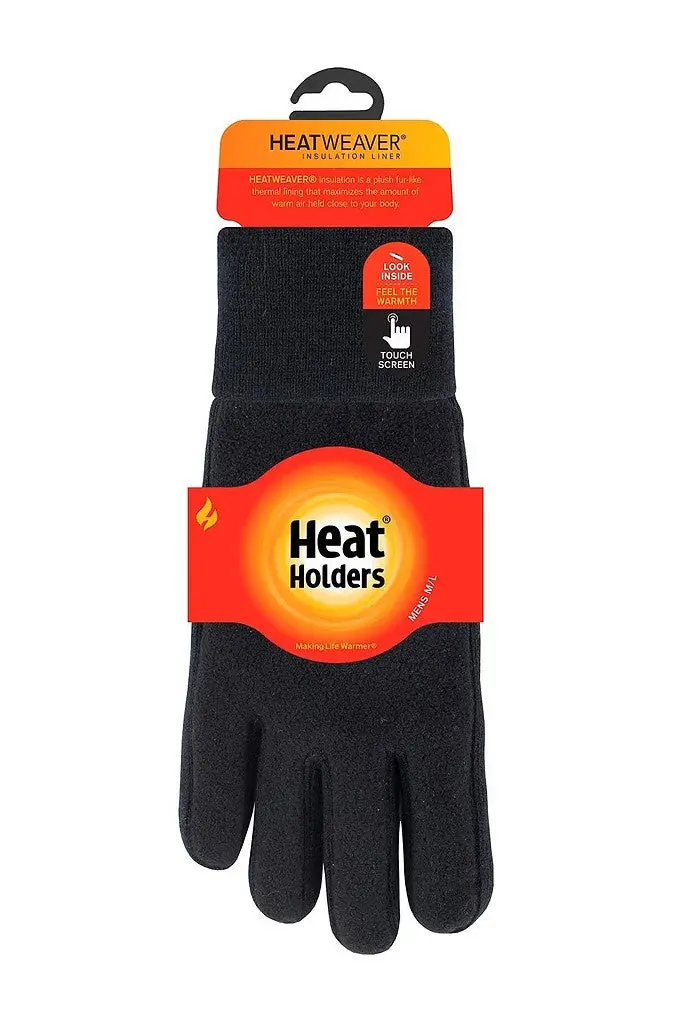 Heat Holders Men's Smart Fleece Touch Screen Gloves 1
