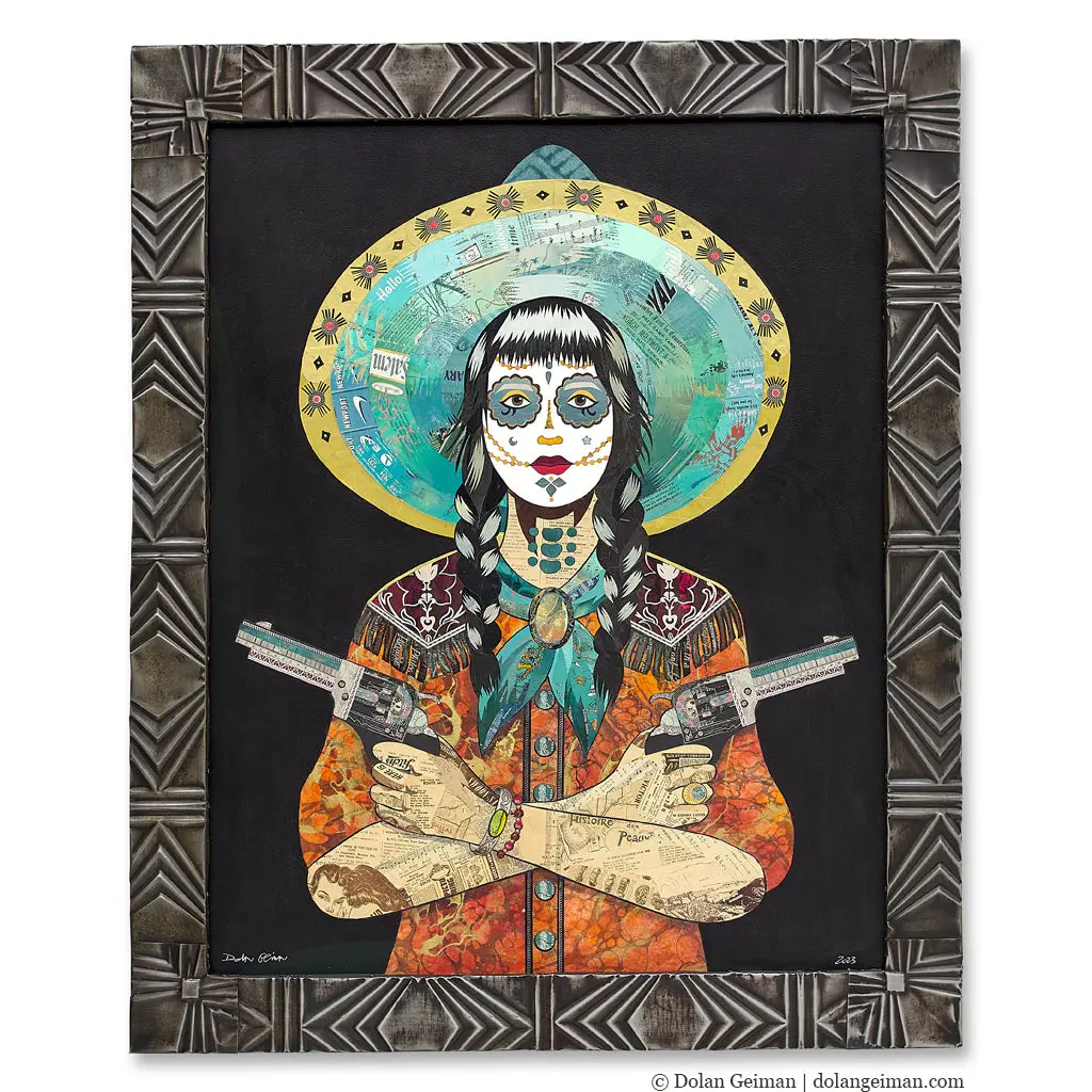 Mercury Made Original Paper Collage 1