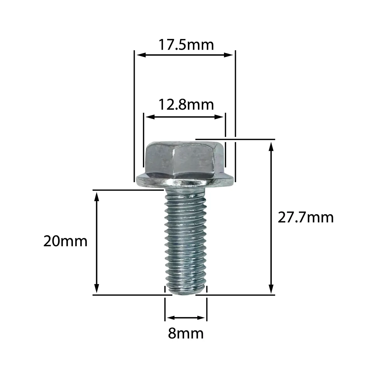 Metric - Differential Cover Bolt Kit M8-1.25X20mm For Chevrolet, Gmc - 10 Or 14-Bolt (14Pk) 2