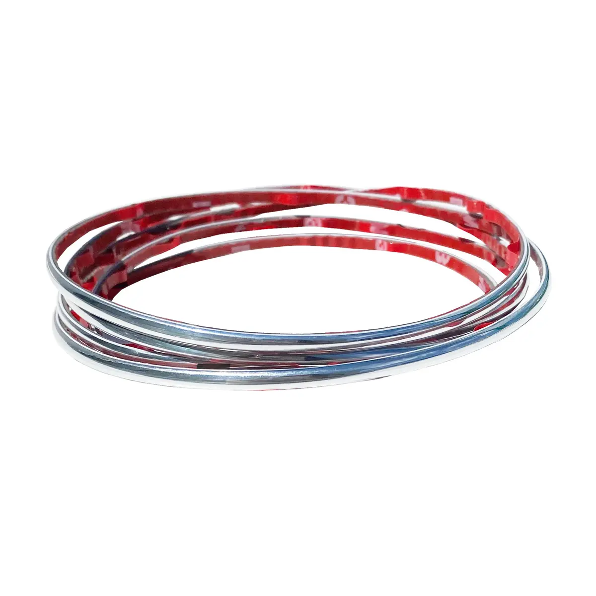 Micro Chrome Trim Molding Strip Interior Car Styling 4Mm Wide Universal 1