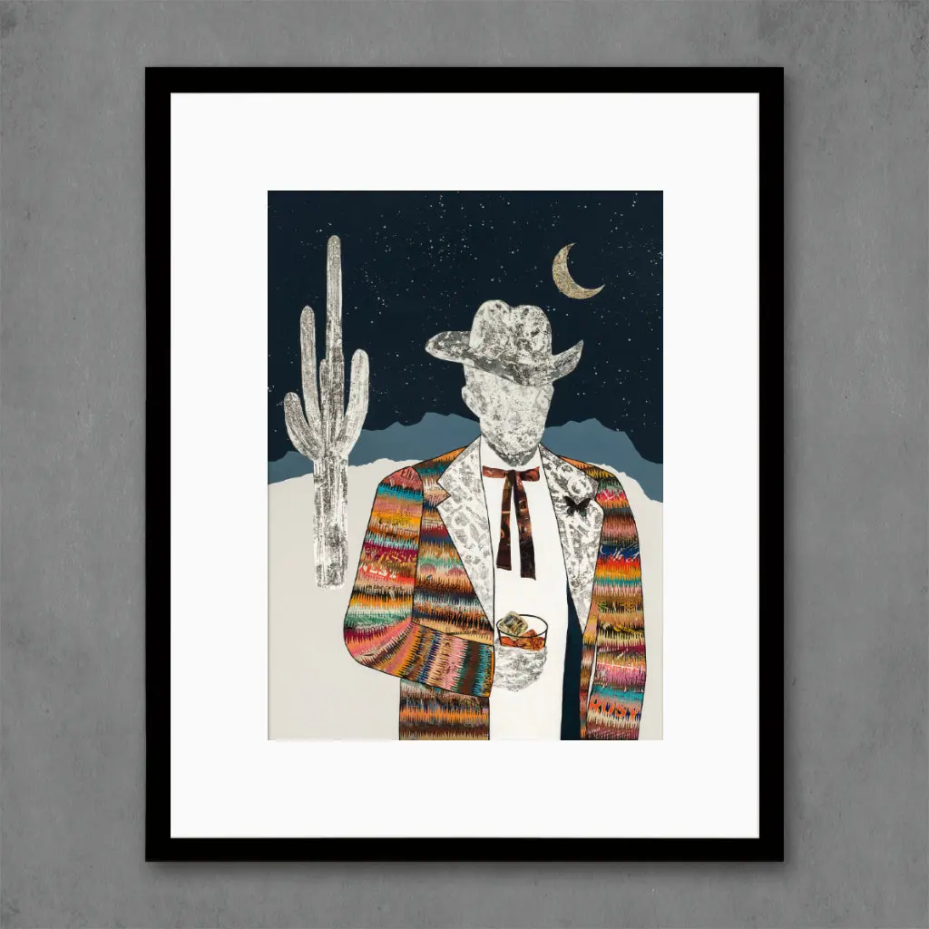 Quilted Wrangler (Midnight) Limited Edition Paper Print 7