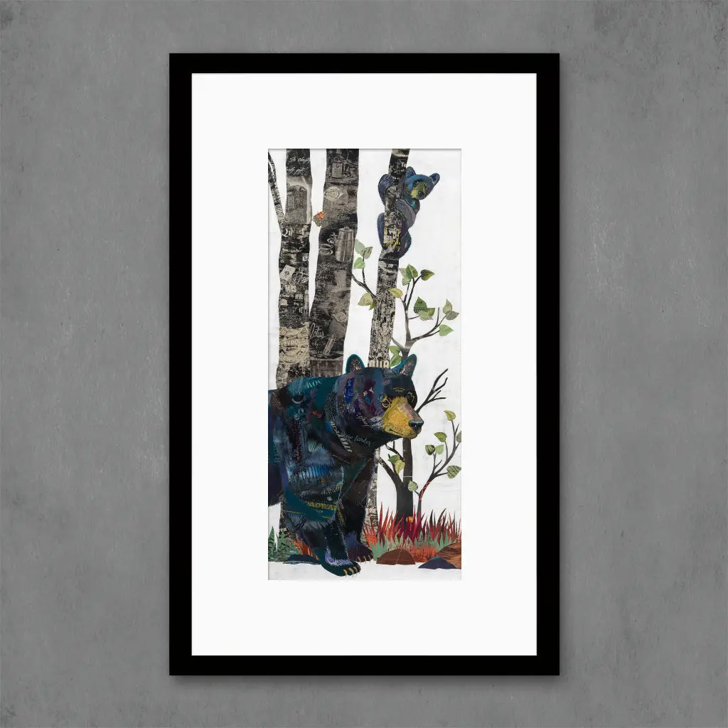 Midnight Forest (Bear) Limited Edition Paper Print 3