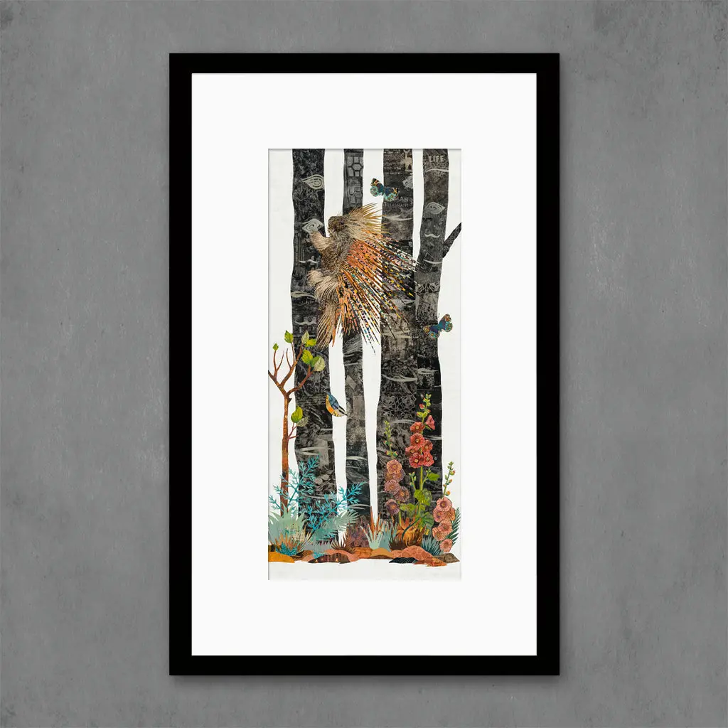 Midnight Forest (Porcupine) Limited Edition Paper Print 5