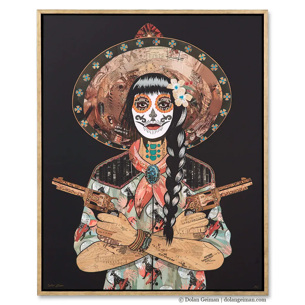 Midnight Moonlight Canvas Art Print With Float Frame 1