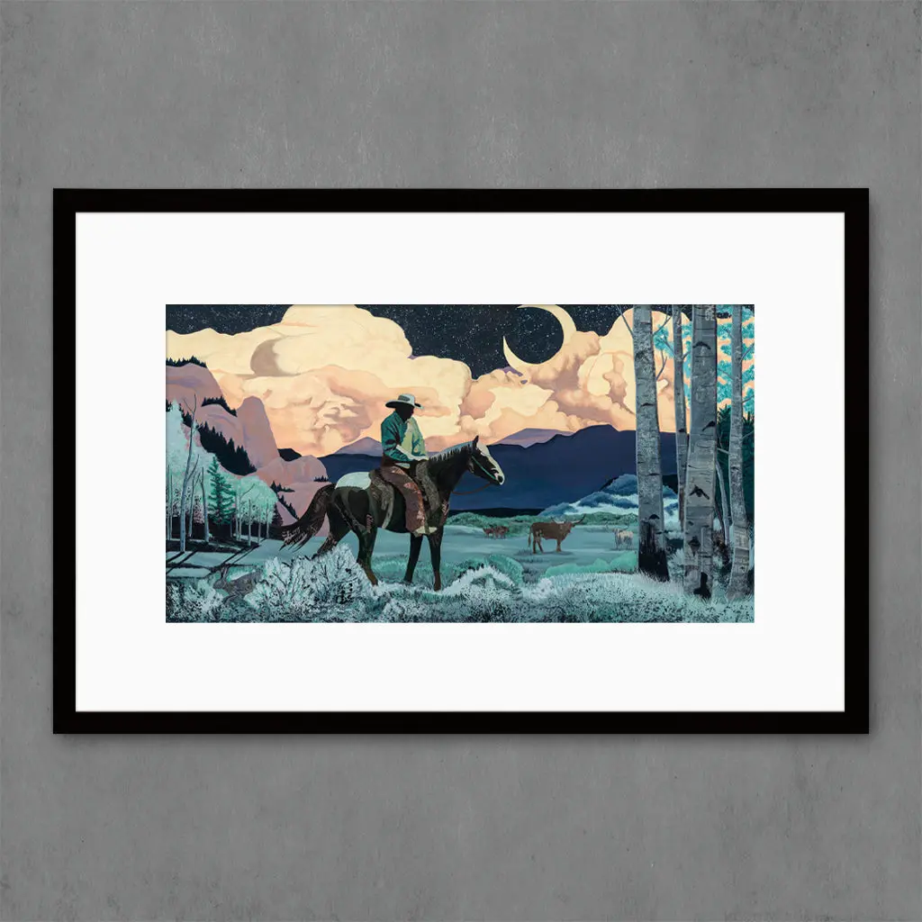 Midnight Roundup Limited Edition Paper Print 4