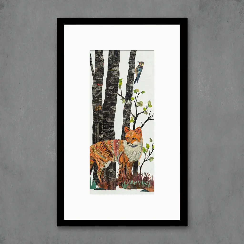 Midnight Forest (Fox) Limited Edition Paper Print 5