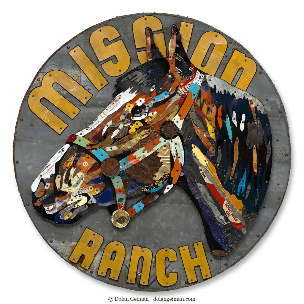 Mission Ranch Original Metal Wall Sculpture 1