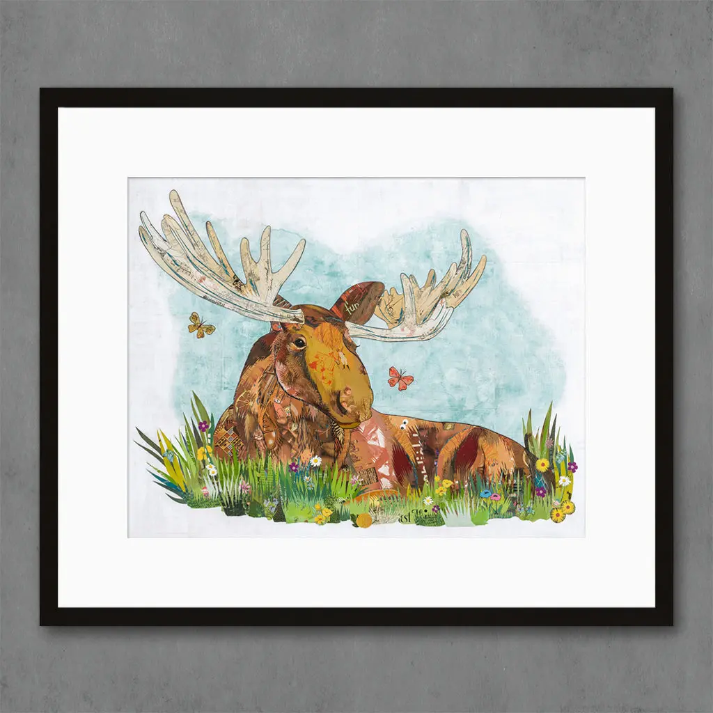 Relaxing In The Woods Limited Edition Paper Print 1