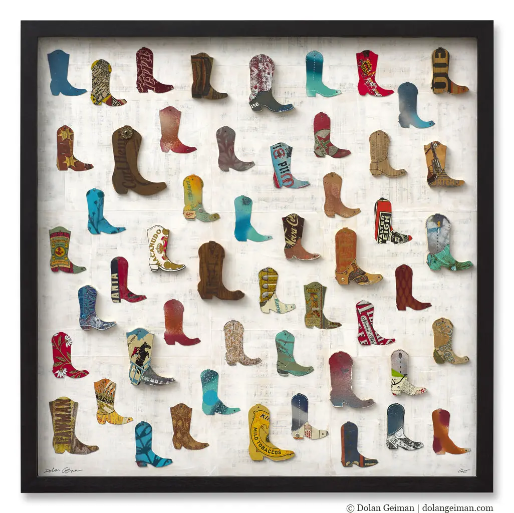 A Night At The Rodeo Original Metal Wall Sculpture 1