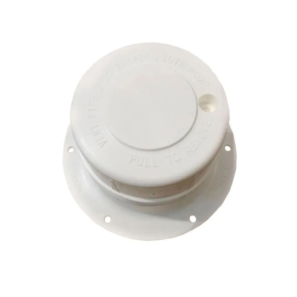 Plastic Attic Plumbing Vent Cover White 1 1/2" To 2-1/2" Pipe Diameter Rv Trailer 1