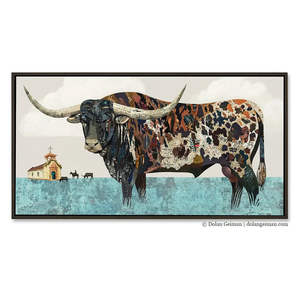 Pecos Dust Canvas Art Print With Float Frame 1
