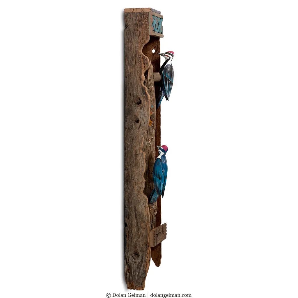 Pinewood Palace Original Mixed Media Wall Sculpture 1