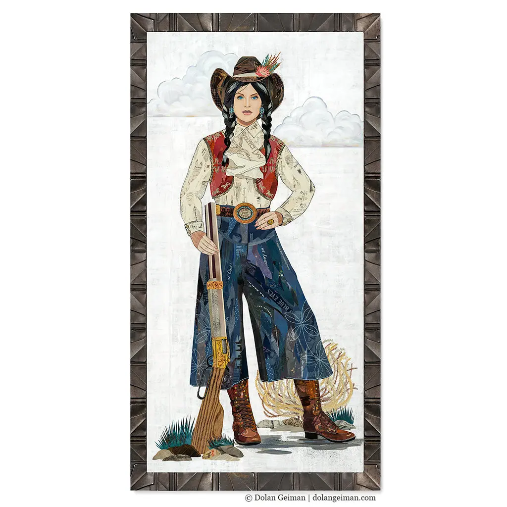 Rebecca's Ransom Original Paper Collage 1