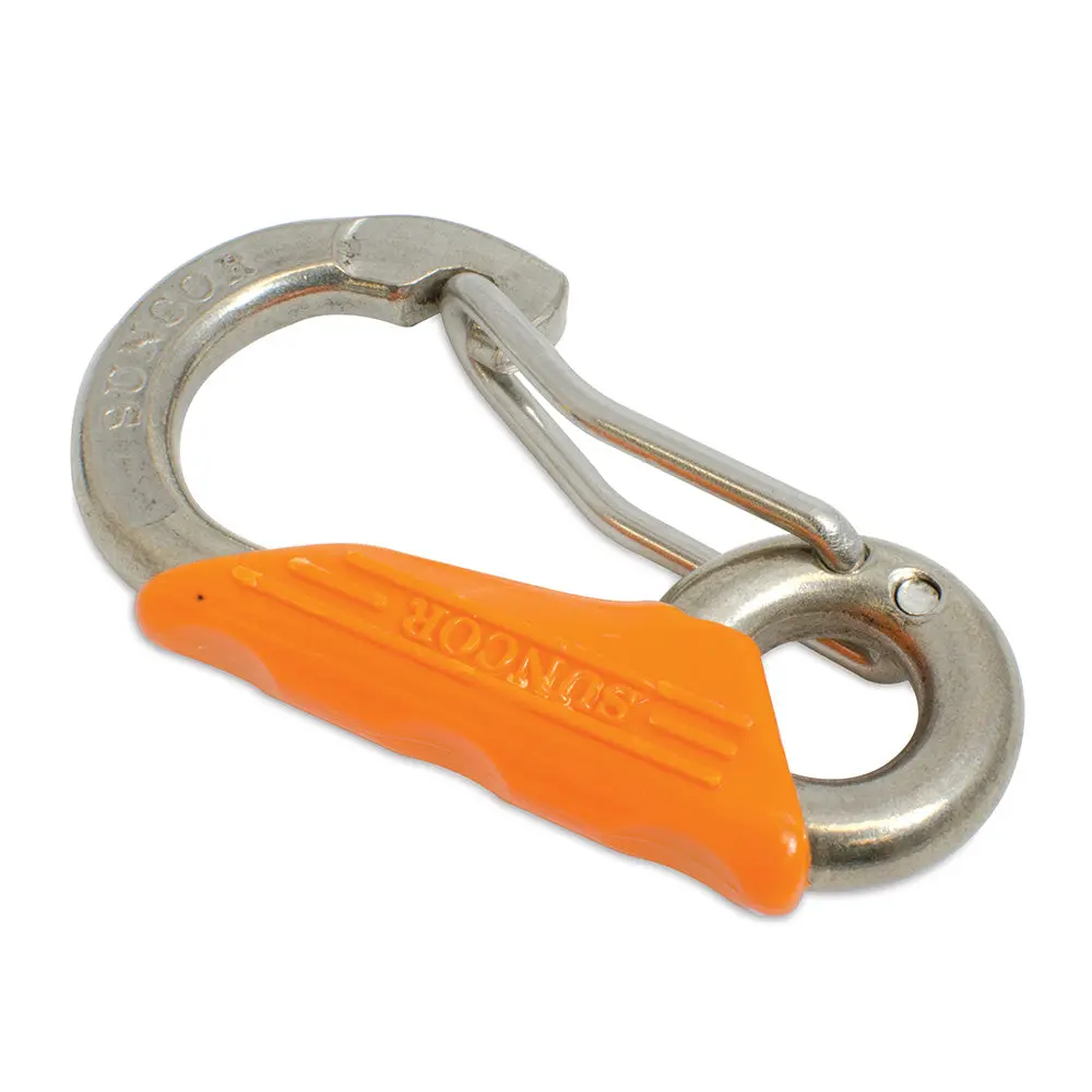 Suncor Stainless - 4" Poly Grip Harness Clip Stainless Steel 1