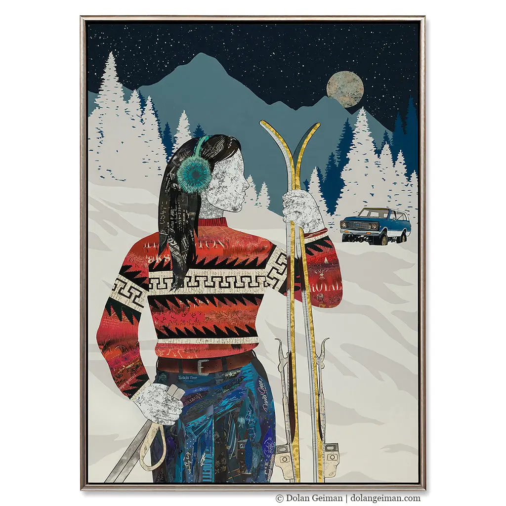 Powder Gal Canvas Print With Float Frame 1