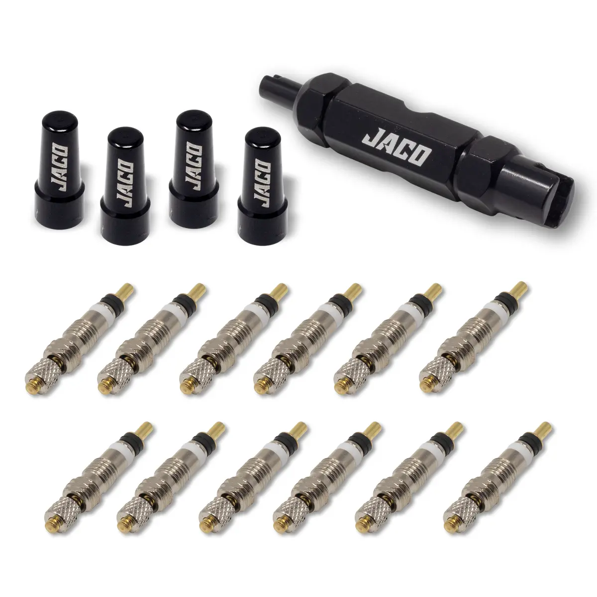 Jaco Presta Valve Core Replacement Kit For Bike Tires 1