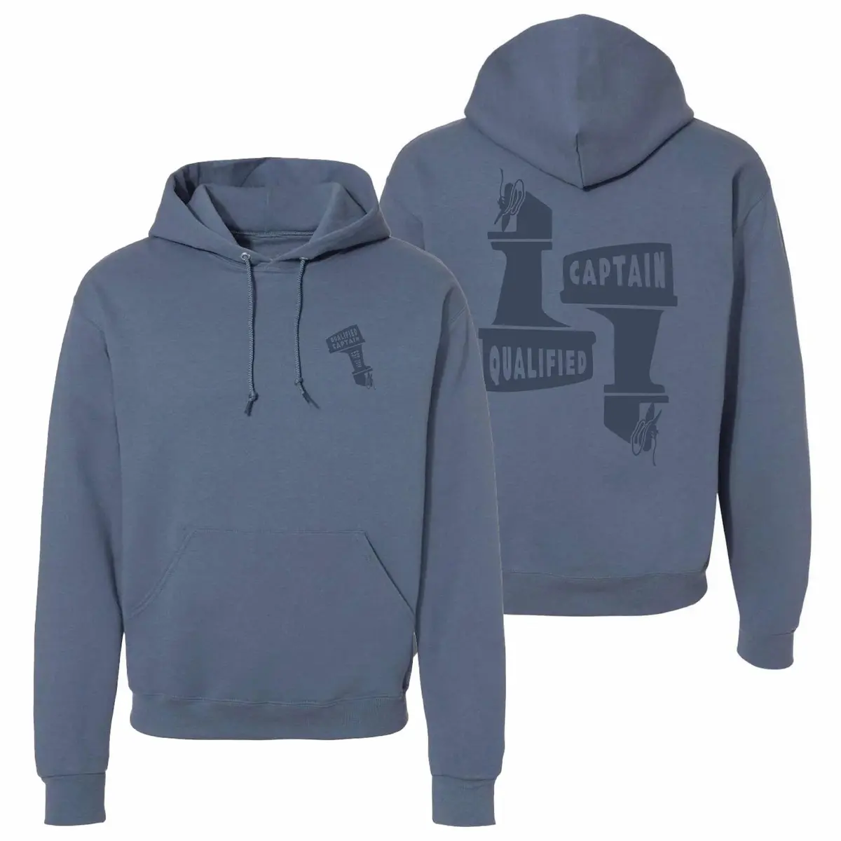 The Qualified Captain Outboard Hoodie 1
