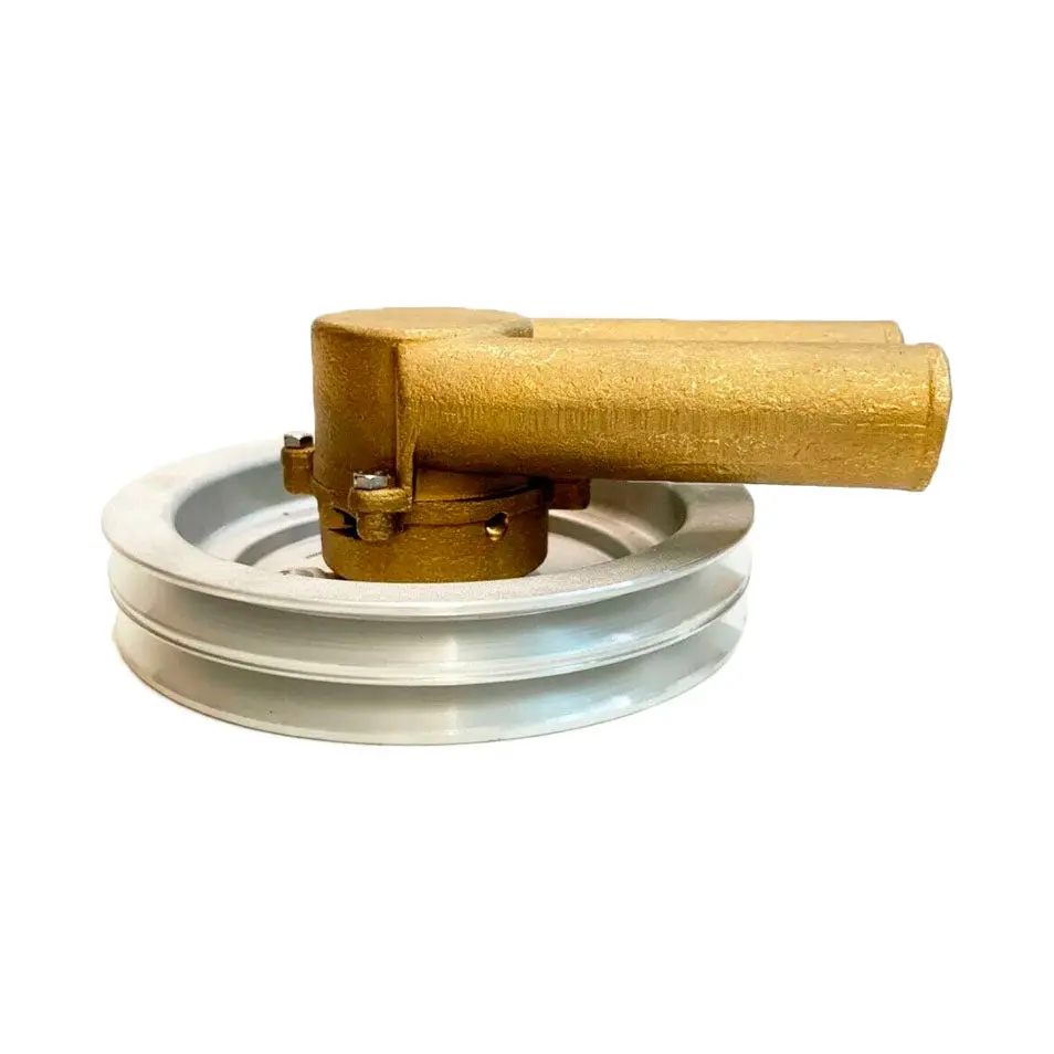 Raw Sea Water Pump Double V Belt Pulley For Volvo Penta 21214596, 3858229 1
