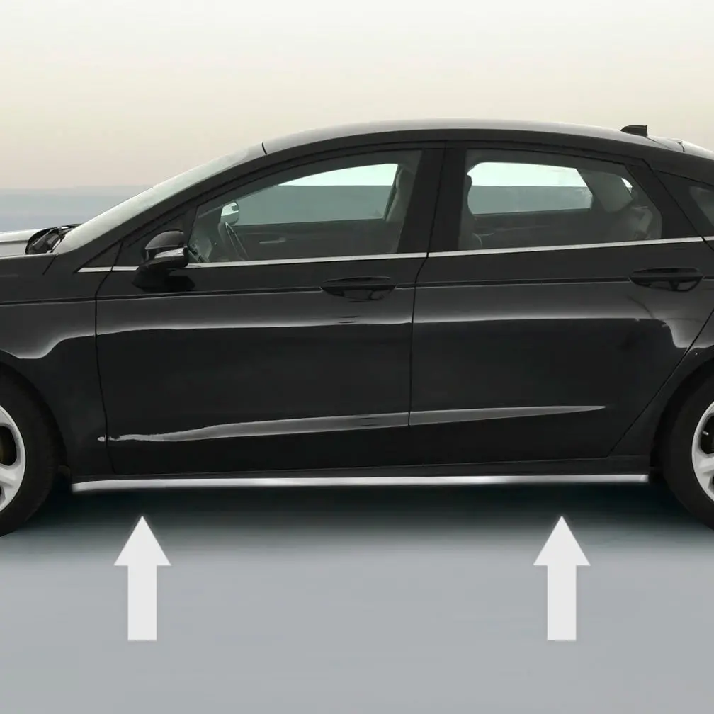 2013-2017 Ford Fusion Chrome Rocker Panel Trim Molding 1