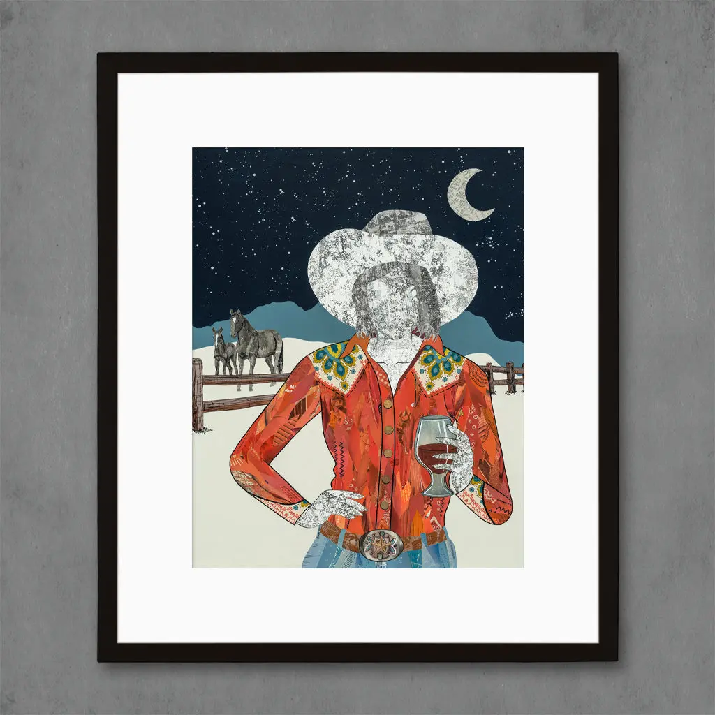 Ready For The Roundup Limited Edition Paper Print 7