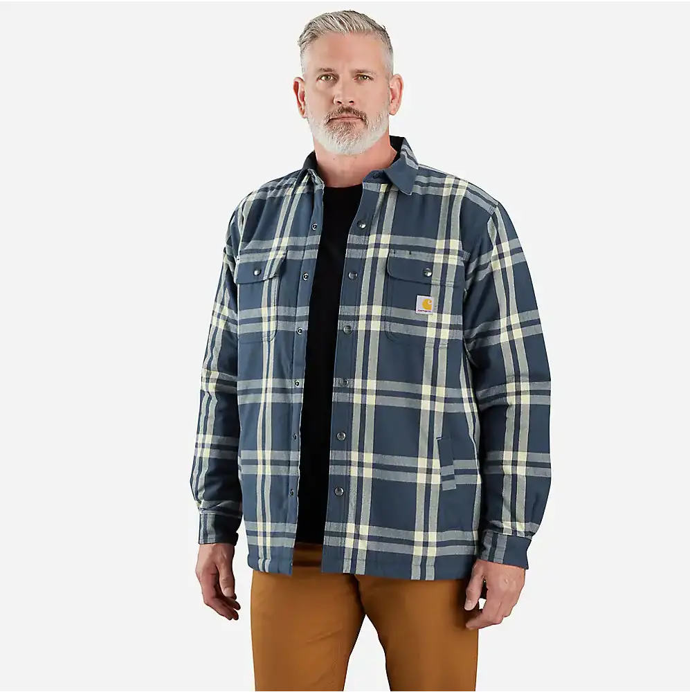 Carhartt Flannel Sherpa Lined Shirt Jacket 1