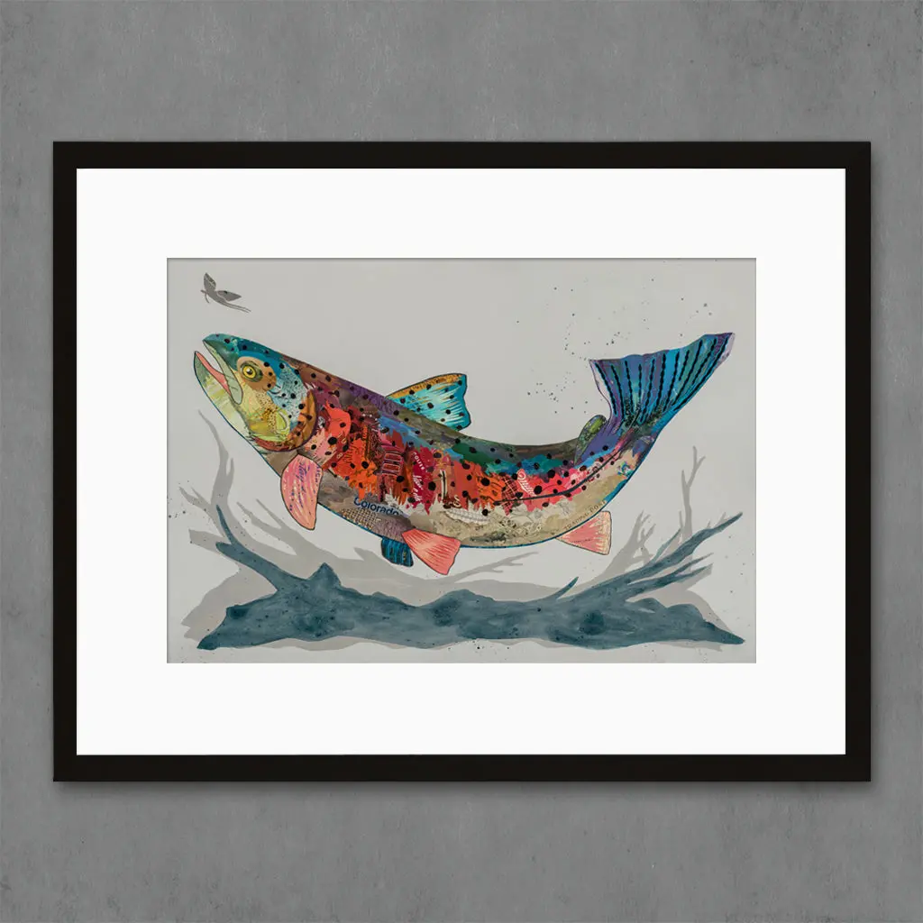 Roaring Fork Rainbow Trout Limited Edition Paper Print 7