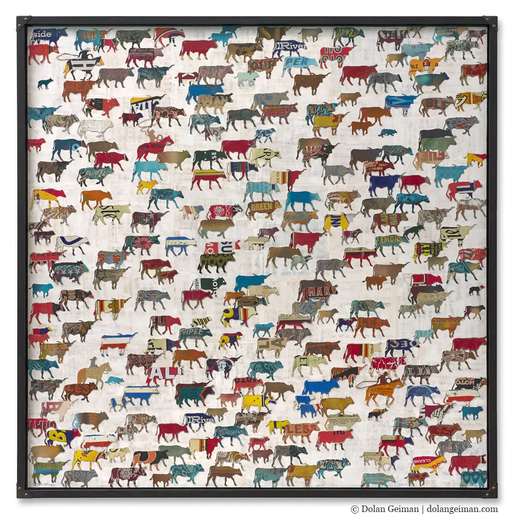 Roundup Original Metal Wall Sculpture 1