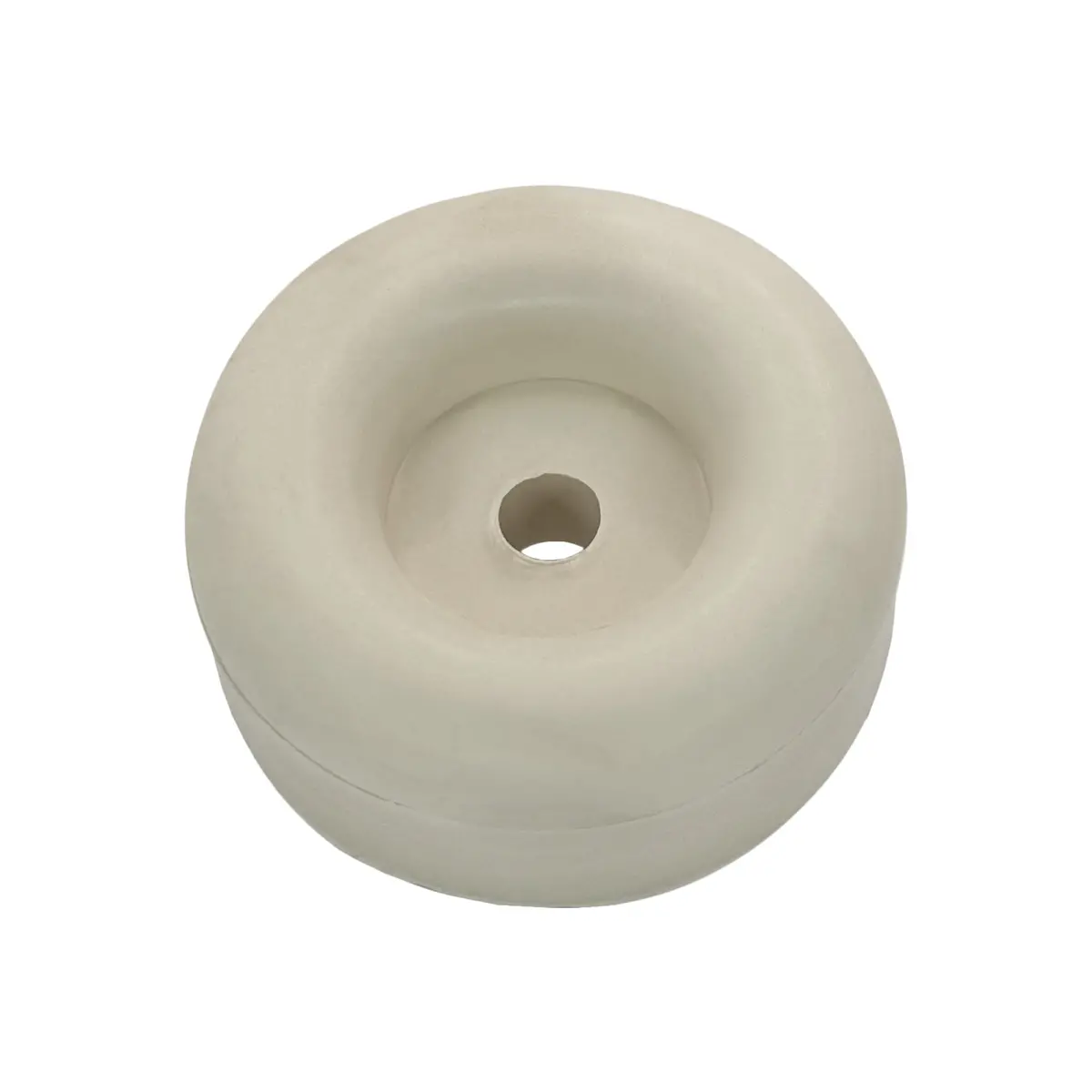 Cargo Trailer Ramp Door Replacement White Rubber Bumper 2.5" Round 1
