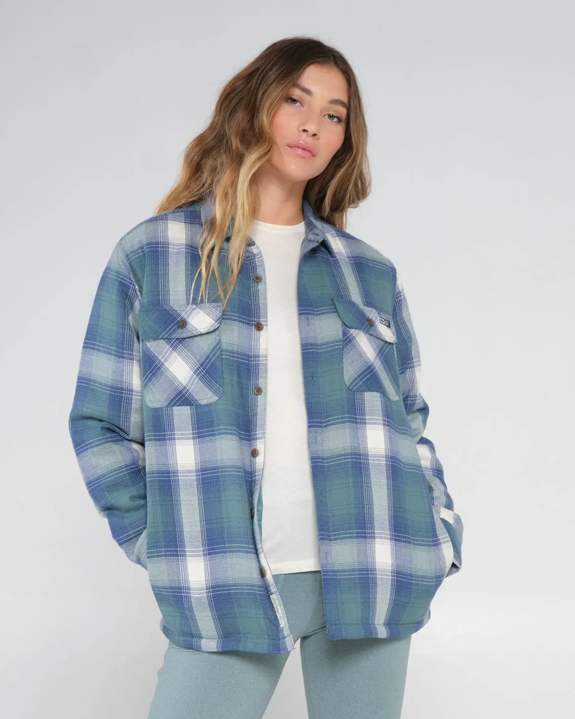 Salty Crew Chore Shacket 1