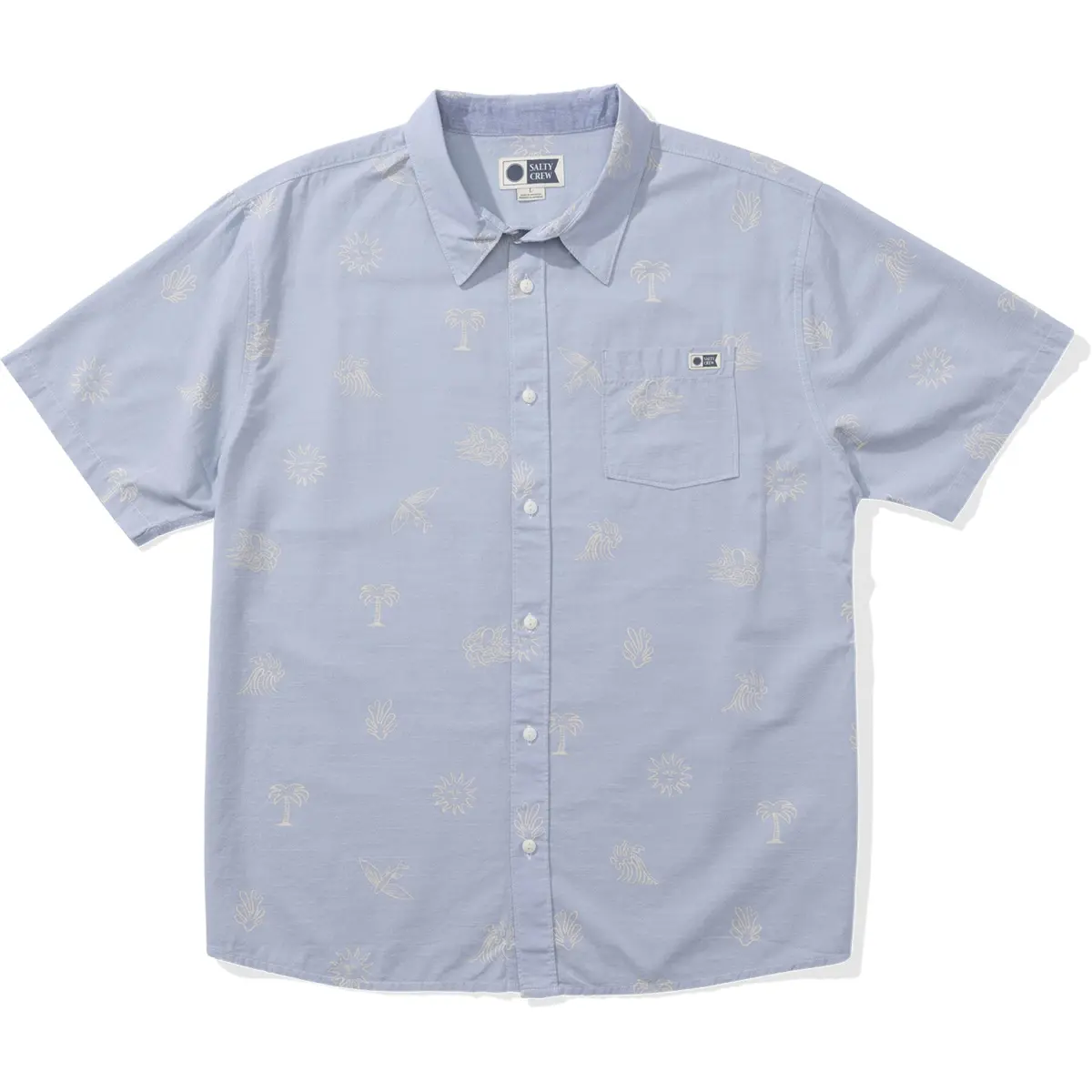 Salty Crew  Good Vibes Short Sleeve Woven 1