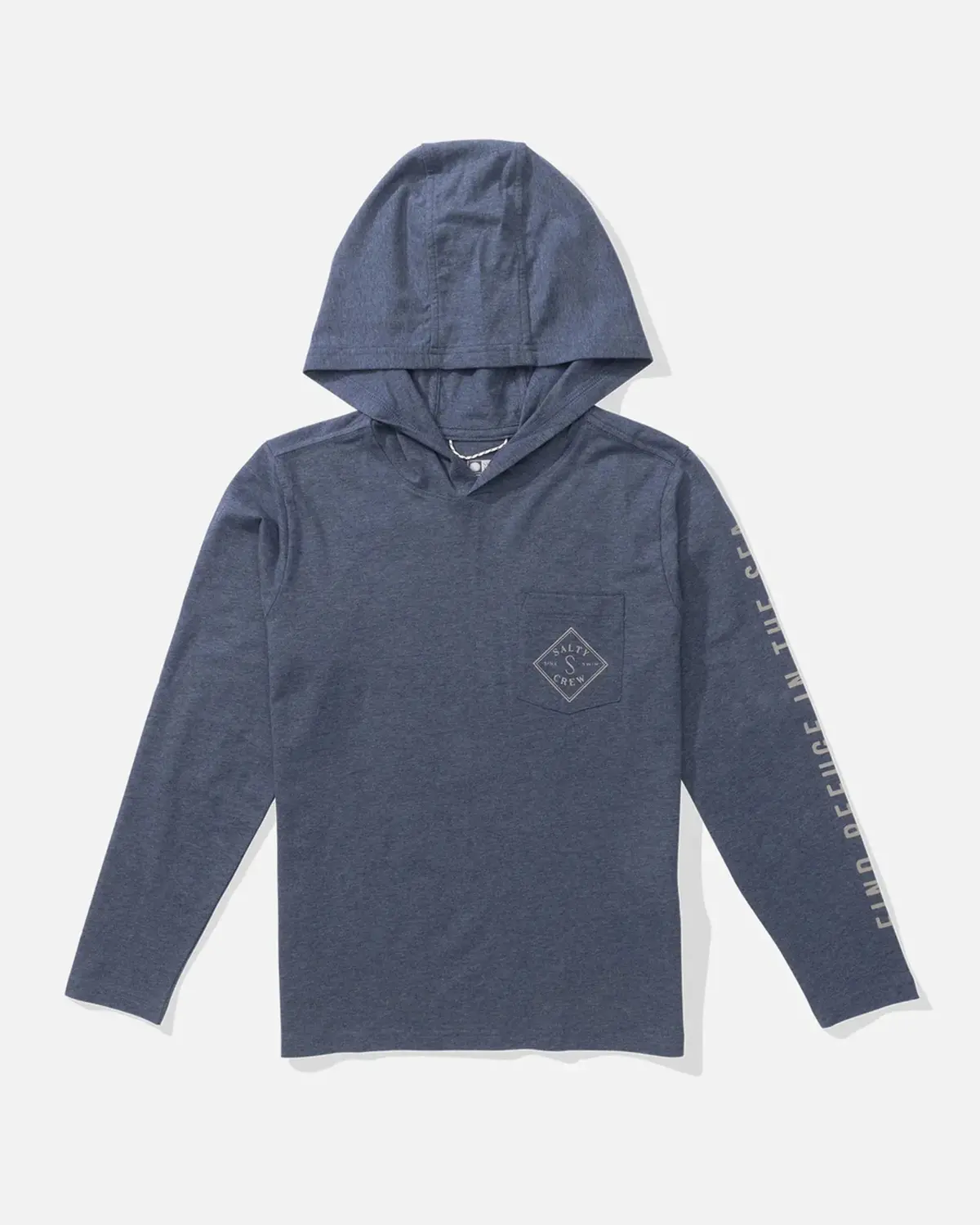 Salty Crew Tippet Boys Hood Tech Tee 1