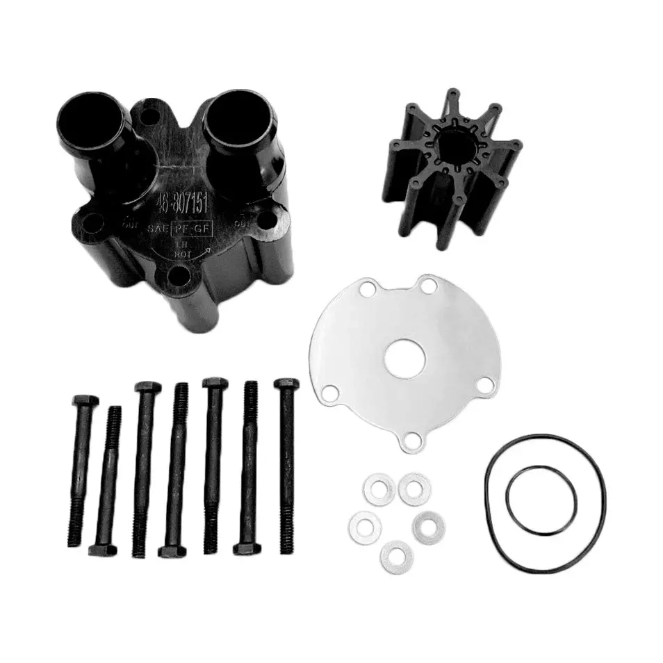 Sea Water Pump Impeller Kit W/ Housing For Mercruiser Bravo 46-807151A14 18-3150 1