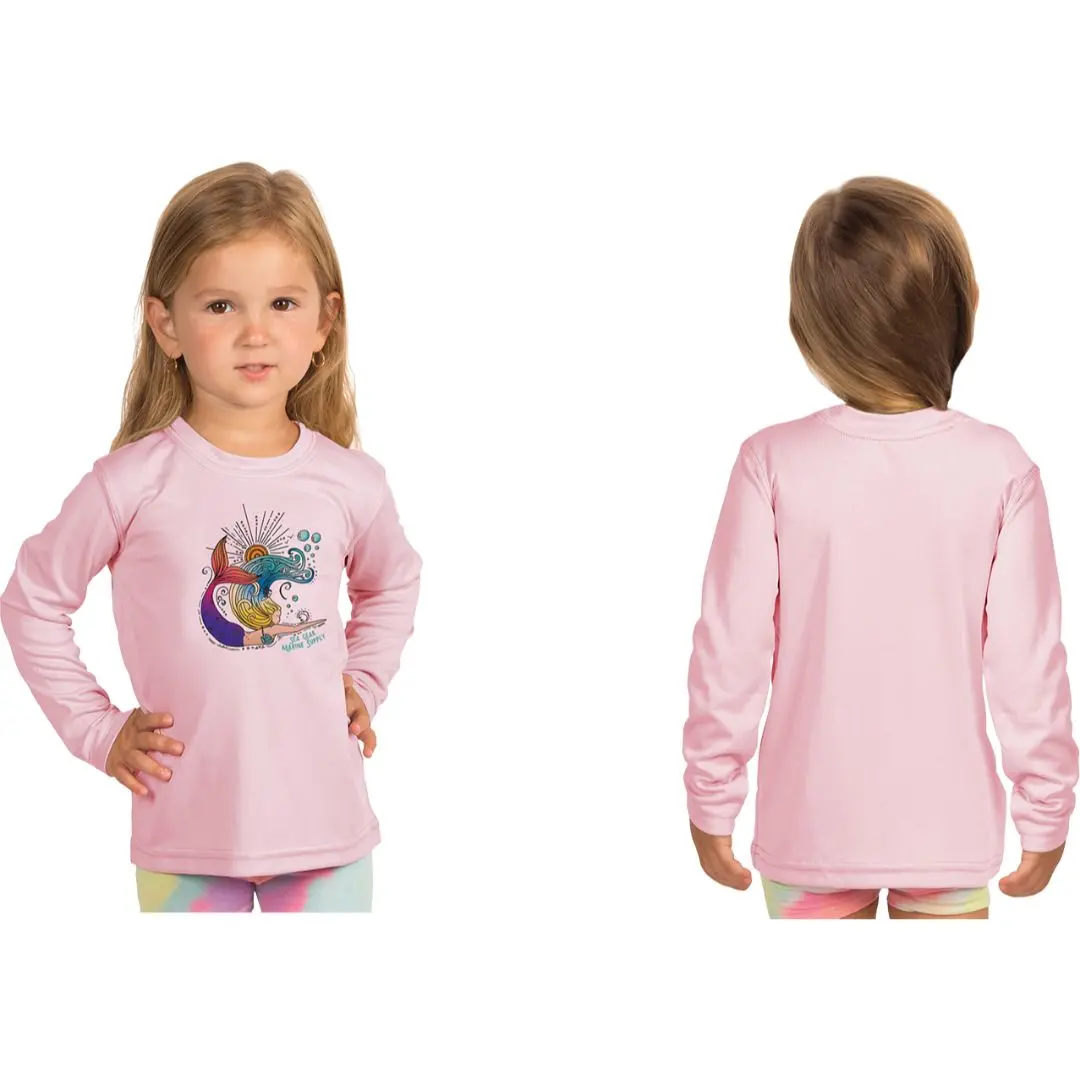 Sea Gear - Mermaid Toddler Kids Sunshirt Long Sleeve Upf 50+ 1