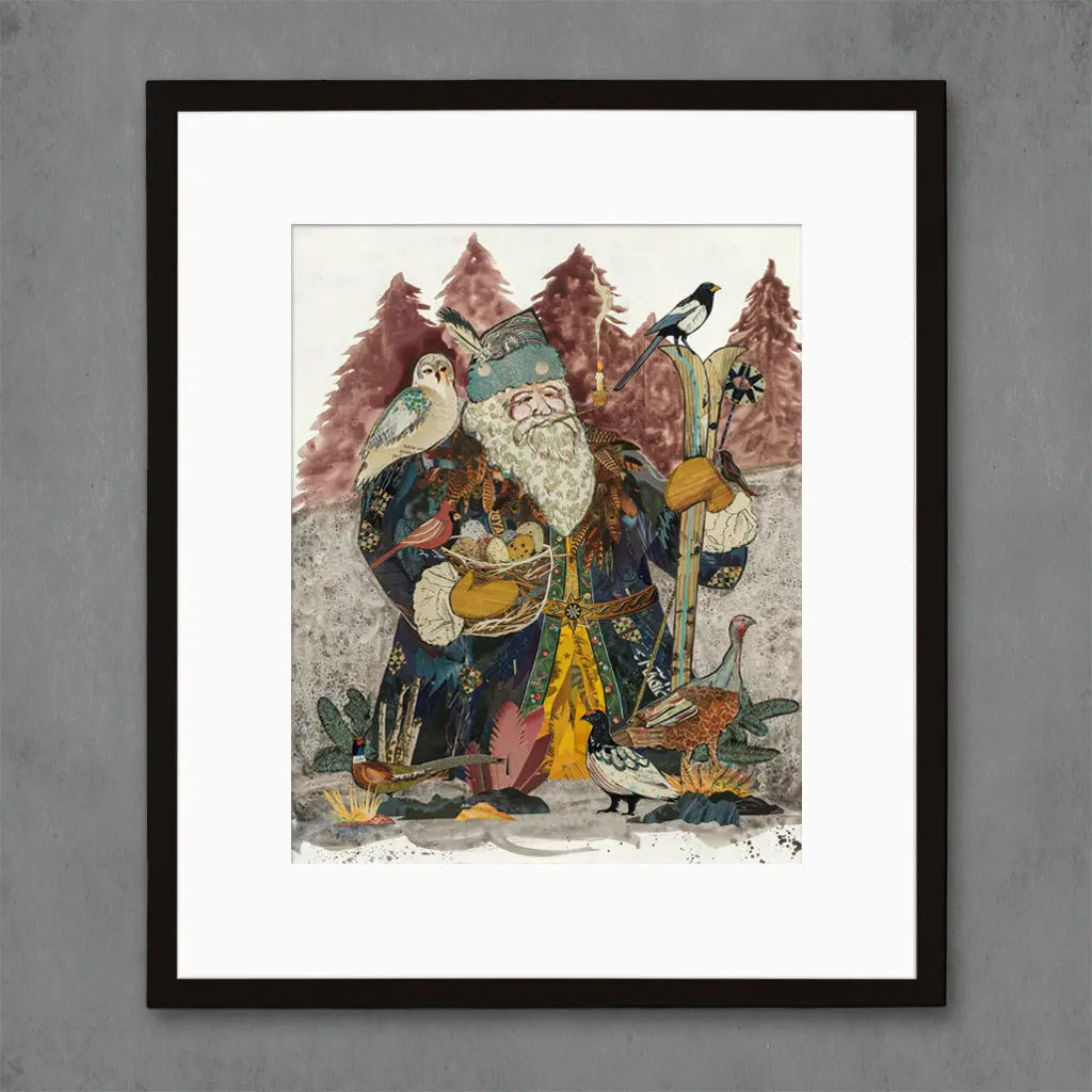 2019 Santa Claus Holiday Limited Edition Art Print