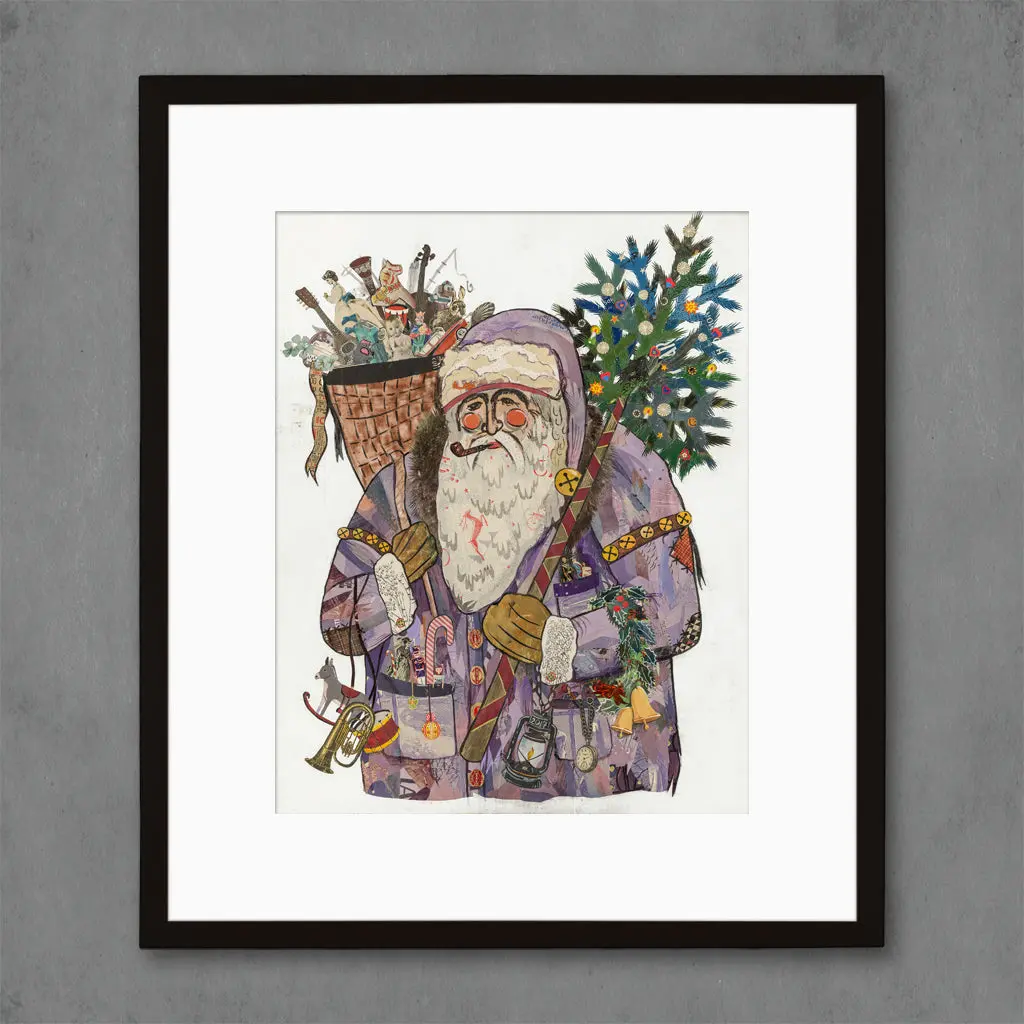 2017 Santa Claus Limited Edition Paper Print 3