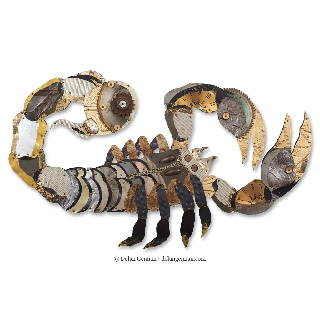Scorpion Original Metal Wall Sculpture 1
