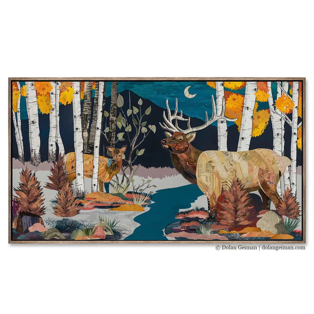 September Evening Canvas Print With Float Frame 1