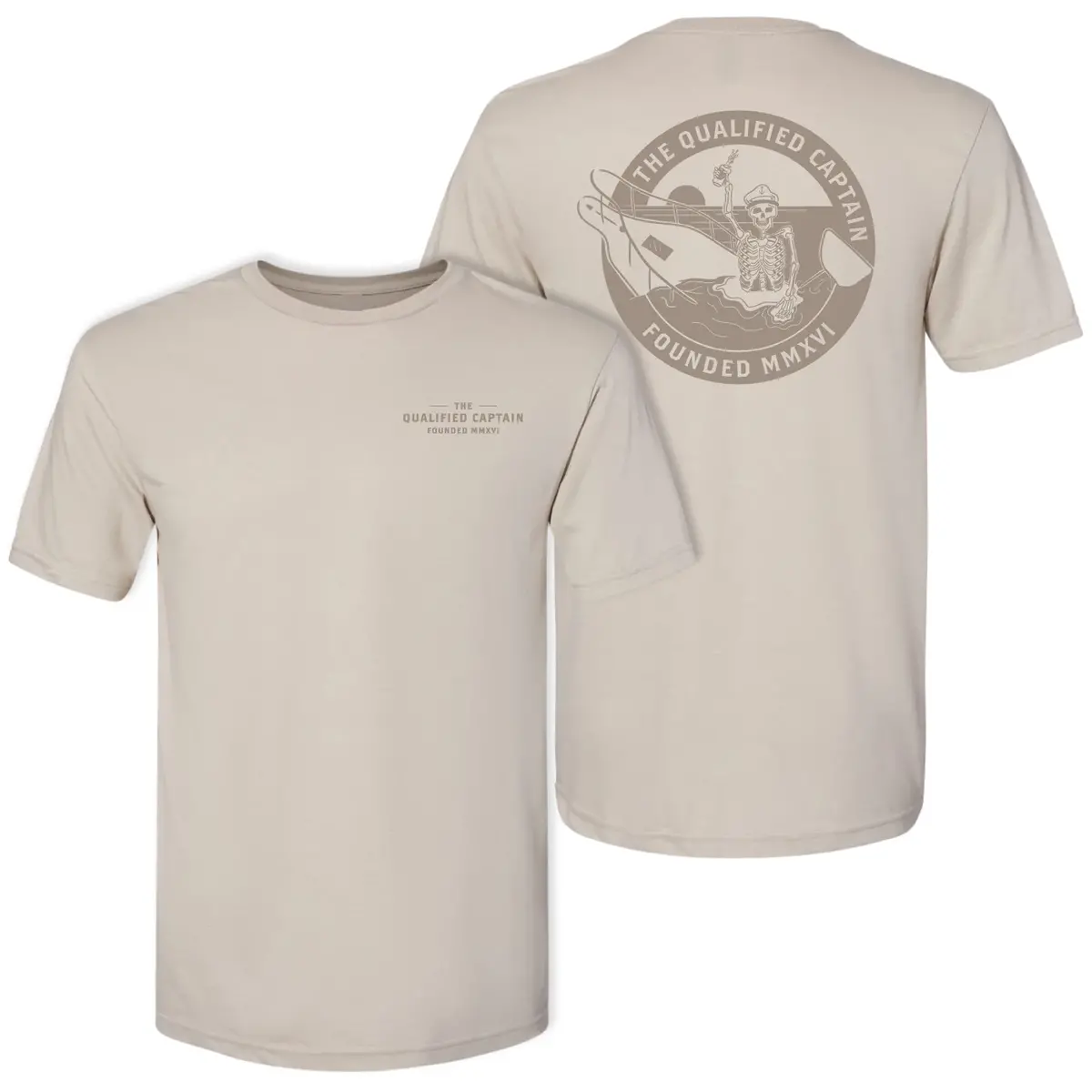 The Qualified Captain - Skeleton Tee 1