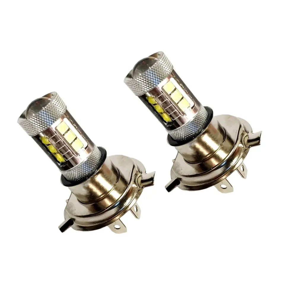 Ski-Doo Snowmobiles 80W Leds Super White Headlights Bulbs 1