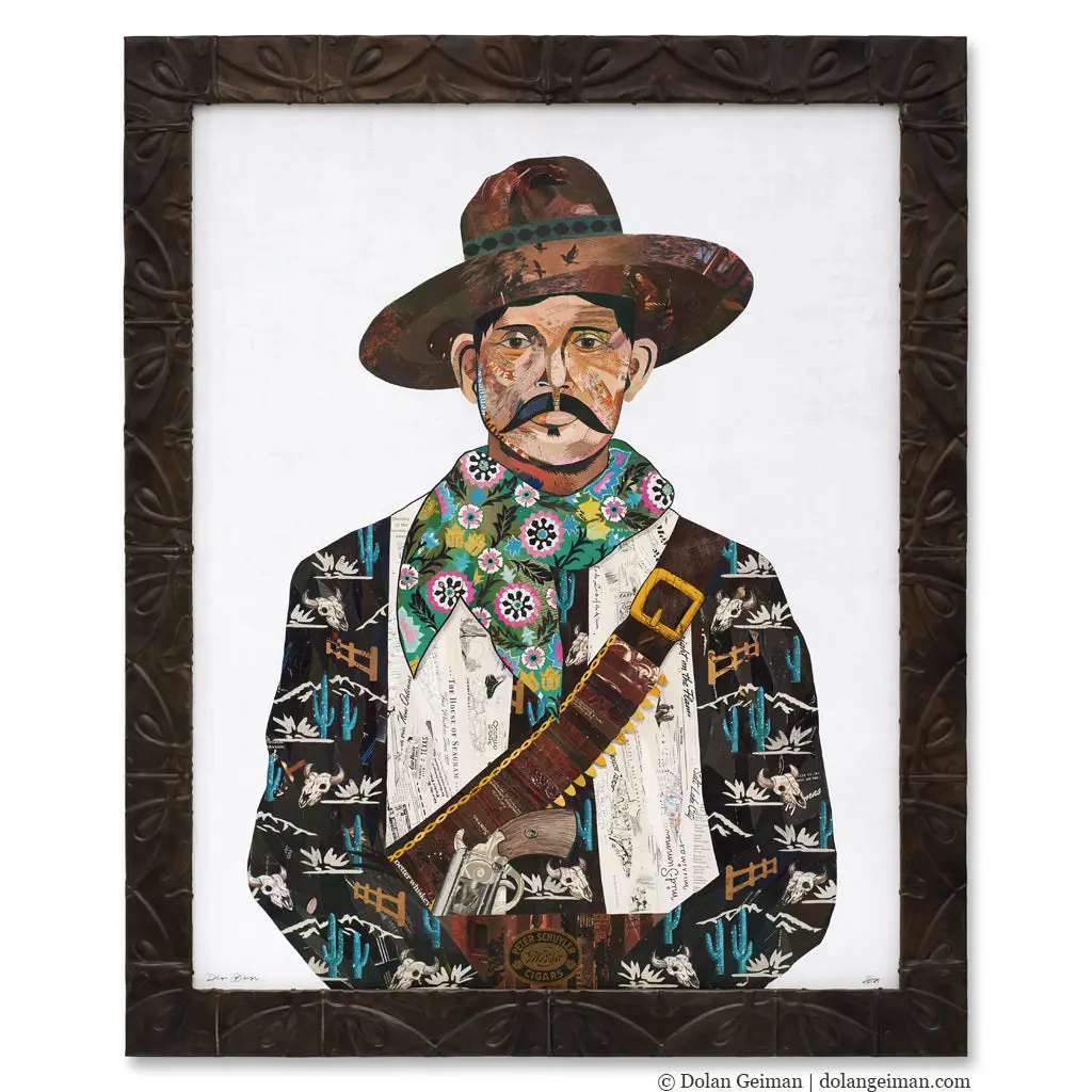 Sonoran Ranger Original Paper Collage 1